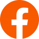 Facebook icone orange