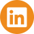 Linkedin logo orange