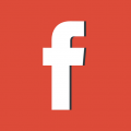 Social social media social network facebook logotype network red icon icons com 61235
